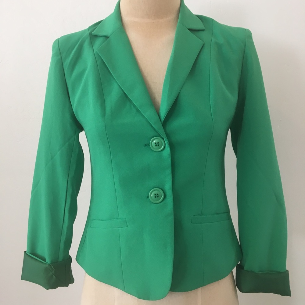 Green blazer